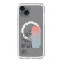 スリムプロテクションプレミアムケース with MagSafe［ オリジナル - ドットオーバーレイ - KEEP YOUR HEAD UP/A ］
