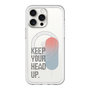 スリムプロテクションプレミアムケース with MagSafe［ オリジナル - ドットオーバーレイ - KEEP YOUR HEAD UP/A ］