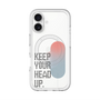 スリムプロテクションプレミアムケース with MagSafe［ オリジナル - ドットオーバーレイ - KEEP YOUR HEAD UP/A ］