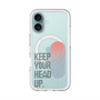 スリムプロテクションプレミアムケース with MagSafe［ オリジナル - ドットオーバーレイ - KEEP YOUR HEAD UP/A ］