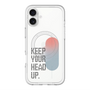 スリムプロテクションプレミアムケース with MagSafe［ オリジナル - ドットオーバーレイ - KEEP YOUR HEAD UP/A ］