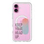 スリムプロテクションプレミアムケース with MagSafe［ オリジナル - ドットオーバーレイ - KEEP YOUR HEAD UP/A ］