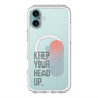 スリムプロテクションプレミアムケース with MagSafe［ オリジナル - ドットオーバーレイ - KEEP YOUR HEAD UP/A ］
