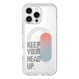 スリムプロテクションプレミアムケース with MagSafe［ オリジナル - ドットオーバーレイ - KEEP YOUR HEAD UP/A ］