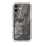 スリムプロテクションプレミアムケース with MagSafe［ オリジナル - ドットオーバーレイ - KEEP YOUR HEAD UP/B ］