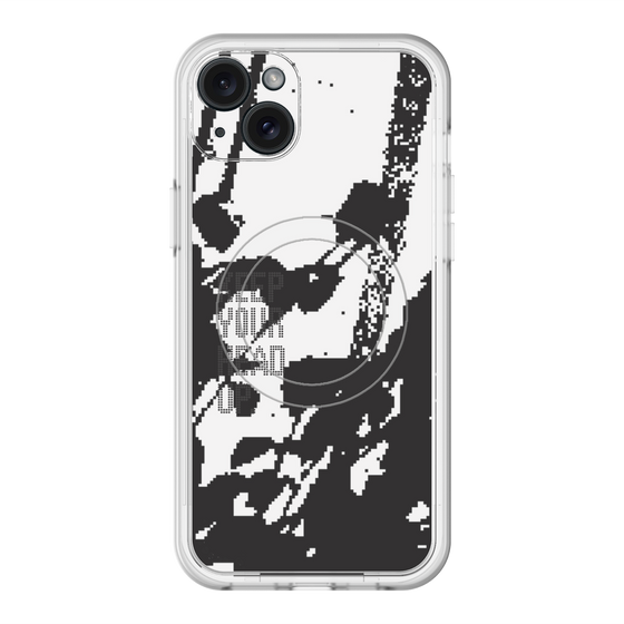 スリムプロテクションプレミアムケース with MagSafe［ オリジナル - ドットオーバーレイ - KEEP YOUR HEAD UP/C ］