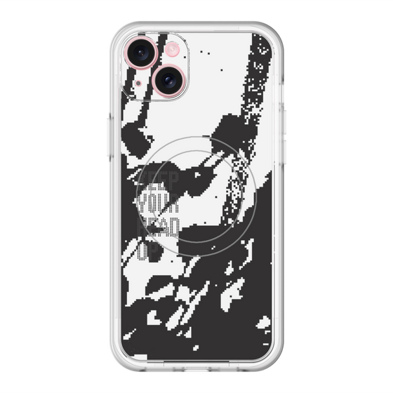 スリムプロテクションプレミアムケース with MagSafe［ オリジナル - ドットオーバーレイ - KEEP YOUR HEAD UP/C ］