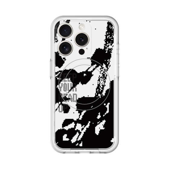スリムプロテクションプレミアムケース with MagSafe［ オリジナル - ドットオーバーレイ - KEEP YOUR HEAD UP/C ］