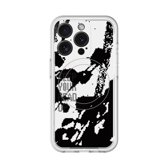 スリムプロテクションプレミアムケース with MagSafe［ オリジナル - ドットオーバーレイ - KEEP YOUR HEAD UP/C ］