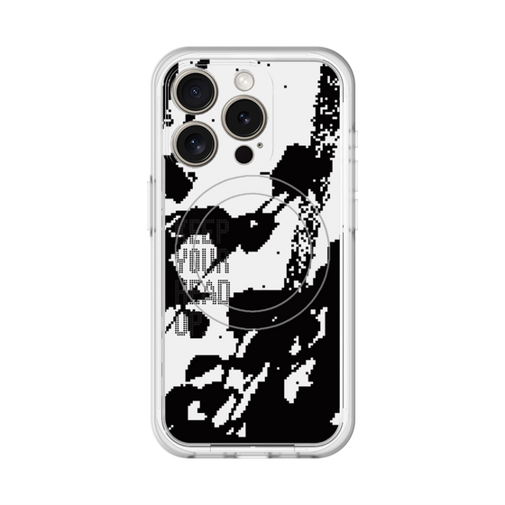 スリムプロテクションプレミアムケース with MagSafe［ オリジナル - ドットオーバーレイ - KEEP YOUR HEAD UP/C ］