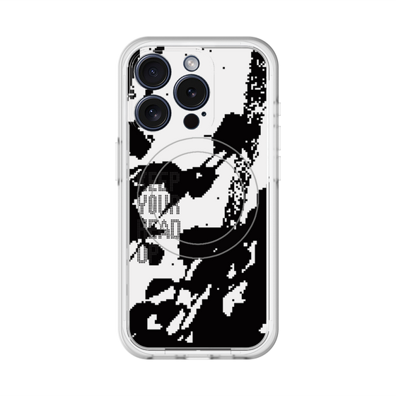 スリムプロテクションプレミアムケース with MagSafe［ オリジナル - ドットオーバーレイ - KEEP YOUR HEAD UP/C ］