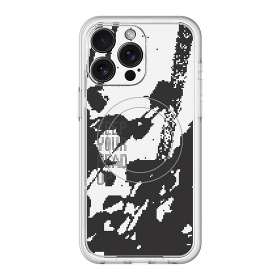 スリムプロテクションプレミアムケース with MagSafe［ オリジナル - ドットオーバーレイ - KEEP YOUR HEAD UP/C ］