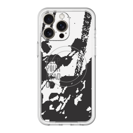 スリムプロテクションプレミアムケース with MagSafe［ オリジナル - ドットオーバーレイ - KEEP YOUR HEAD UP/C ］