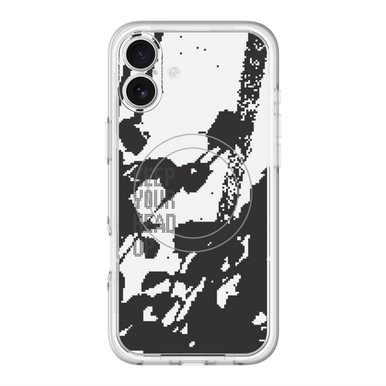 スリムプロテクションプレミアムケース with MagSafe［ オリジナル - ドットオーバーレイ - KEEP YOUR HEAD UP/C ］