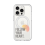 スリムプロテクションプレミアムケース with MagSafe［ オリジナル - ドットオーバーレイ - FOLLOW YOUR HEART/A ］