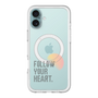 スリムプロテクションプレミアムケース with MagSafe［ オリジナル - ドットオーバーレイ - FOLLOW YOUR HEART/A ］