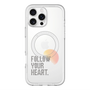 スリムプロテクションプレミアムケース with MagSafe［ オリジナル - ドットオーバーレイ - FOLLOW YOUR HEART/A ］