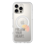 スリムプロテクションプレミアムケース with MagSafe［ オリジナル - ドットオーバーレイ - FOLLOW YOUR HEART/A ］