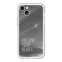 スリムプロテクションプレミアムケース with MagSafe［ オリジナル - ドットオーバーレイ - FOLLOW YOUR HEART/B ］