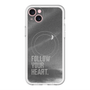 スリムプロテクションプレミアムケース with MagSafe［ オリジナル - ドットオーバーレイ - FOLLOW YOUR HEART/B ］