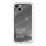 スリムプロテクションプレミアムケース with MagSafe［ オリジナル - ドットオーバーレイ - FOLLOW YOUR HEART/B ］