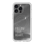 スリムプロテクションプレミアムケース with MagSafe［ オリジナル - ドットオーバーレイ - FOLLOW YOUR HEART/B ］
