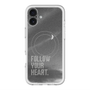 スリムプロテクションプレミアムケース with MagSafe［ オリジナル - ドットオーバーレイ - FOLLOW YOUR HEART/B ］