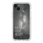スリムプロテクションプレミアムケース with MagSafe［ オリジナル - ドットオーバーレイ - FOLLOW YOUR HEART/C ］