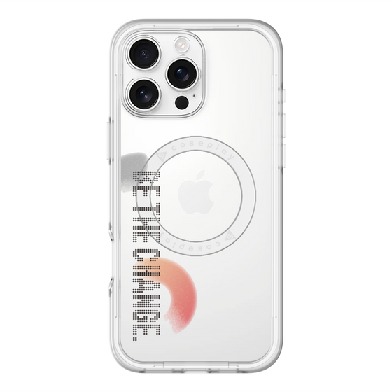 スリムプロテクションプレミアムケース with MagSafe［ オリジナル - ドットオーバーレイ - BE THE CHANGE/A ］
