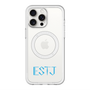 スリムプロテクションプレミアムケース with MagSafe［ オリジナル - ESTJ 幹部 - アルファベット ］