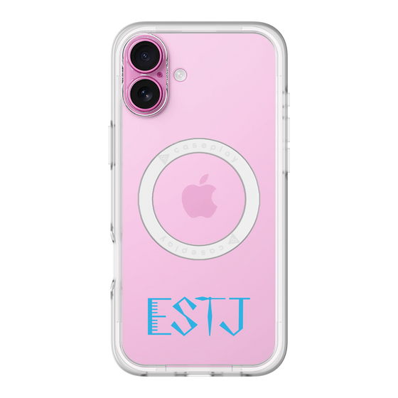 スリムプロテクションプレミアムケース with MagSafe［ オリジナル - ESTJ 幹部 - アルファベット ］