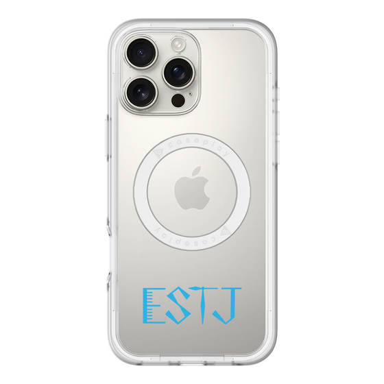 スリムプロテクションプレミアムケース with MagSafe［ オリジナル - ESTJ 幹部 - アルファベット ］