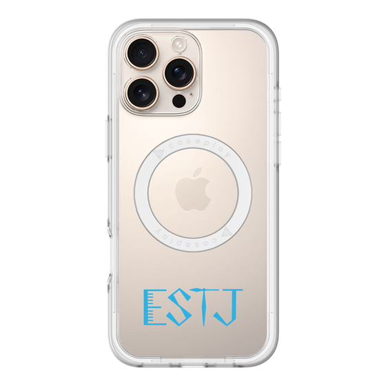 スリムプロテクションプレミアムケース with MagSafe［ オリジナル - ESTJ 幹部 - アルファベット ］