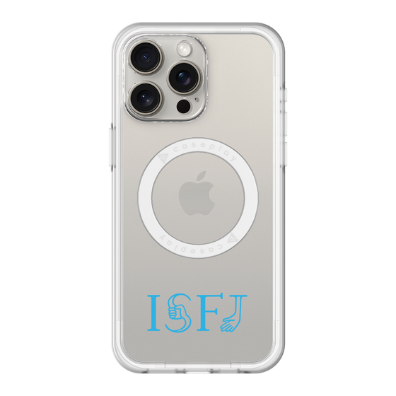 スリムプロテクションプレミアムケース with MagSafe［ オリジナル - ISFJ 擁護者 - アルファベット ］