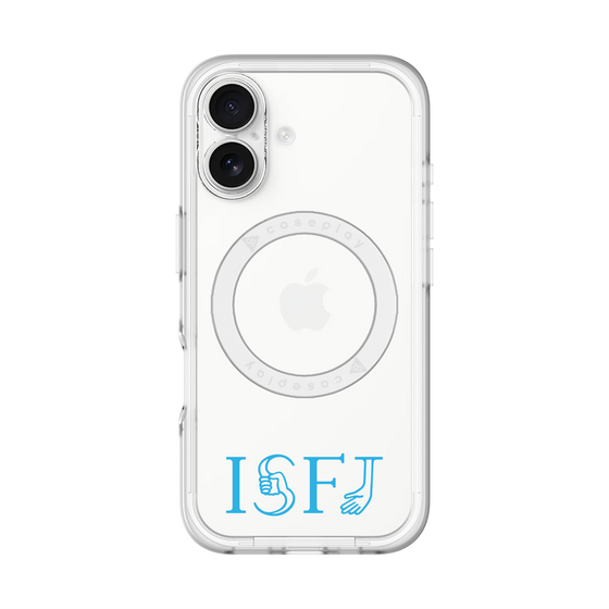 スリムプロテクションプレミアムケース with MagSafe［ オリジナル - ISFJ 擁護者 - アルファベット ］
