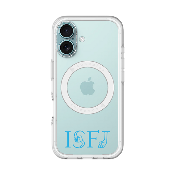 スリムプロテクションプレミアムケース with MagSafe［ オリジナル - ISFJ 擁護者 - アルファベット ］