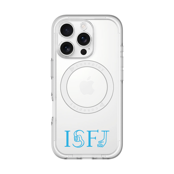 スリムプロテクションプレミアムケース with MagSafe［ オリジナル - ISFJ 擁護者 - アルファベット ］