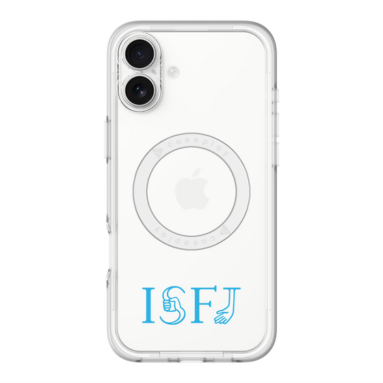 スリムプロテクションプレミアムケース with MagSafe［ オリジナル - ISFJ 擁護者 - アルファベット ］