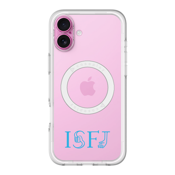 スリムプロテクションプレミアムケース with MagSafe［ オリジナル - ISFJ 擁護者 - アルファベット ］