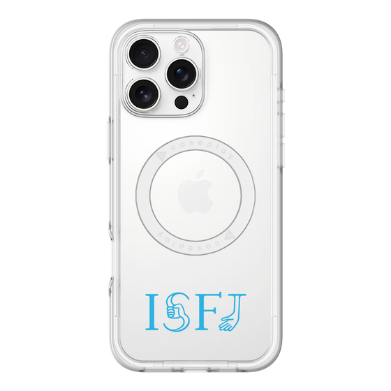 スリムプロテクションプレミアムケース with MagSafe［ オリジナル - ISFJ 擁護者 - アルファベット ］