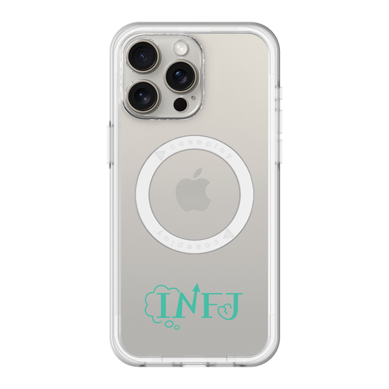 スリムプロテクションプレミアムケース with MagSafe［ オリジナル - INFJ 提唱者 - アルファベット ］