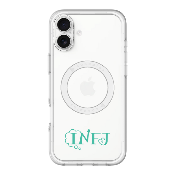 スリムプロテクションプレミアムケース with MagSafe［ オリジナル - INFJ 提唱者 - アルファベット ］