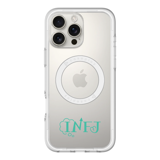 スリムプロテクションプレミアムケース with MagSafe［ オリジナル - INFJ 提唱者 - アルファベット ］