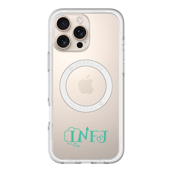 スリムプロテクションプレミアムケース with MagSafe［ オリジナル - INFJ 提唱者 - アルファベット ］