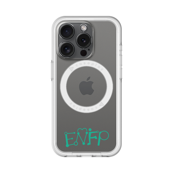 スリムプロテクションプレミアムケース with MagSafe［ オリジナル - ENFP 運動家 - アルファベット ］