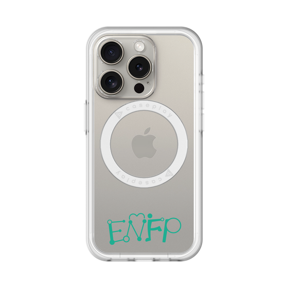 スリムプロテクションプレミアムケース with MagSafe［ オリジナル - ENFP 運動家 - アルファベット ］
