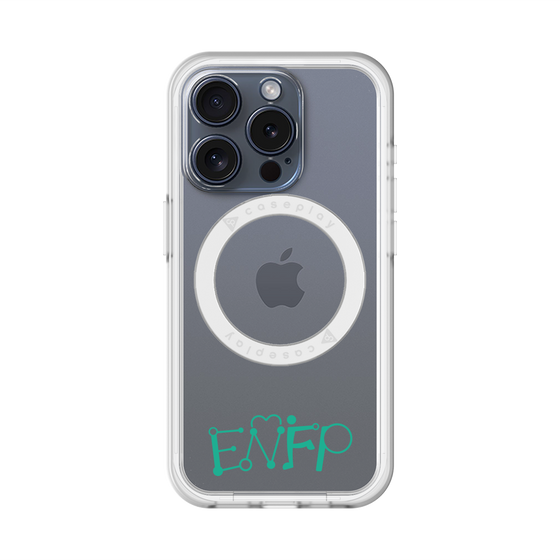 スリムプロテクションプレミアムケース with MagSafe［ オリジナル - ENFP 運動家 - アルファベット ］