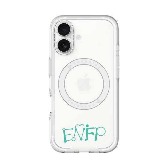 スリムプロテクションプレミアムケース with MagSafe［ オリジナル - ENFP 運動家 - アルファベット ］