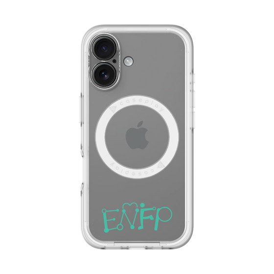 スリムプロテクションプレミアムケース with MagSafe［ オリジナル - ENFP 運動家 - アルファベット ］