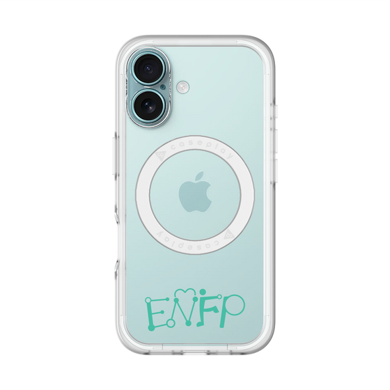 スリムプロテクションプレミアムケース with MagSafe［ オリジナル - ENFP 運動家 - アルファベット ］